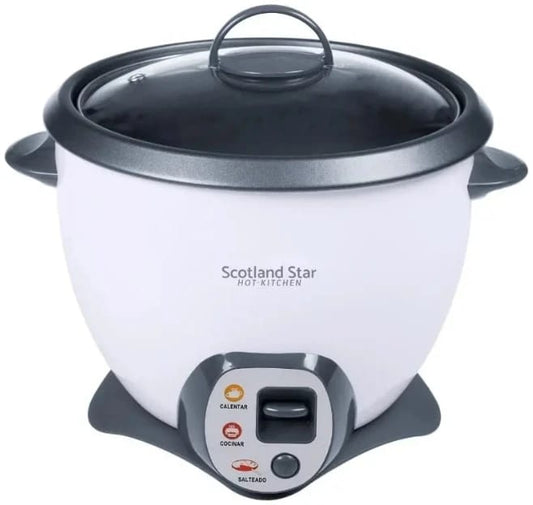 Olla arrocera Scotland Star blanco 2.2L (RC-220G)