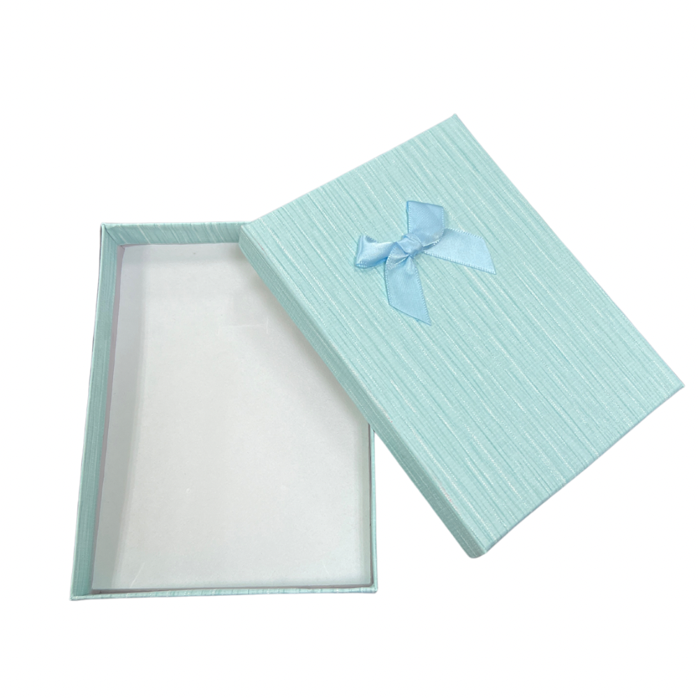 Caja de cartón 12x16cm para juego de collar x12 unidades (89A-6)