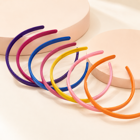 Diademas Colores económicas paquete x12 (4-99)