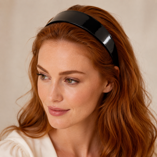 Diademas negras económicas paquete x12 (105-30)