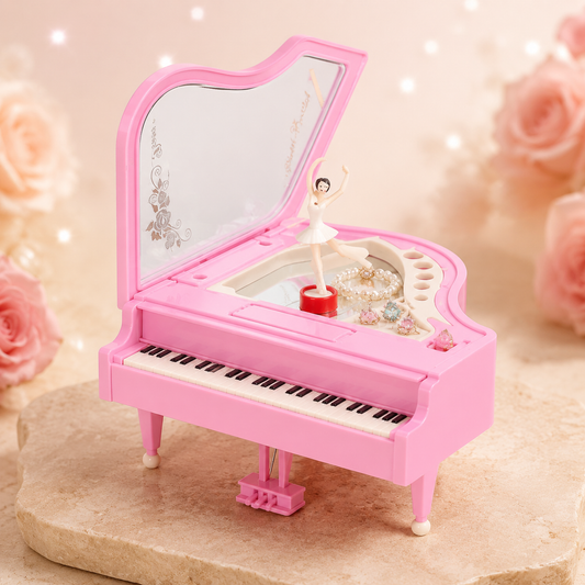 Caja Musical con bailarina de piano (BY84)