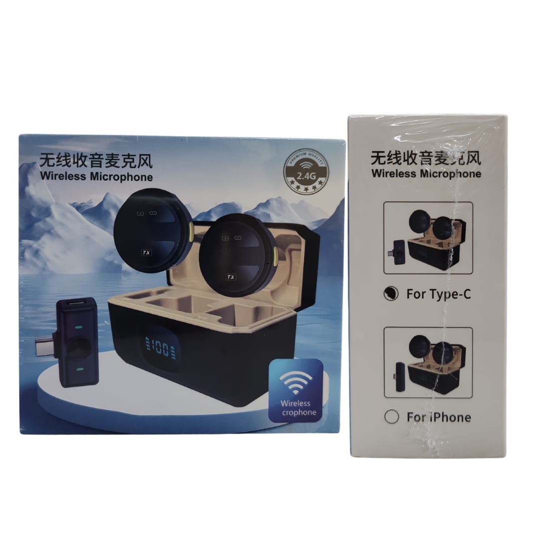 Micrófono inalámbrico Wireless Microphone Tipo/C (ME-08)