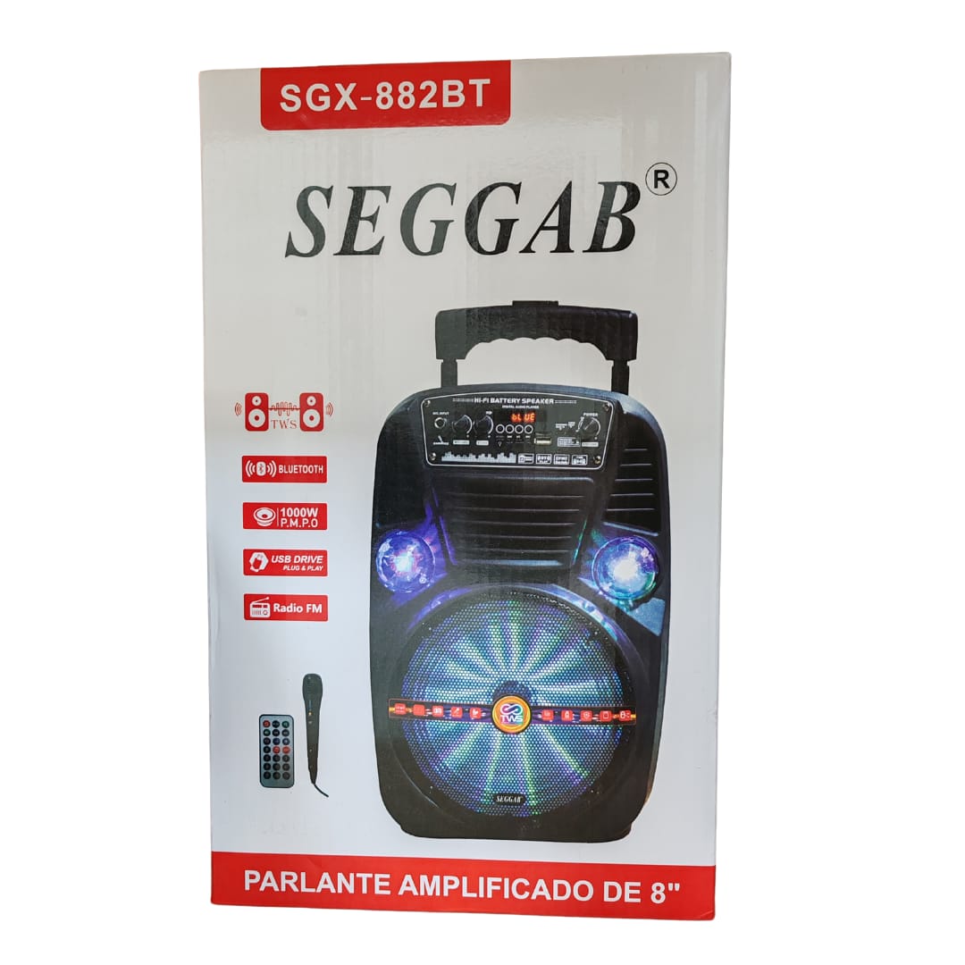 Parlante SEGGAB (SGX-882BT)