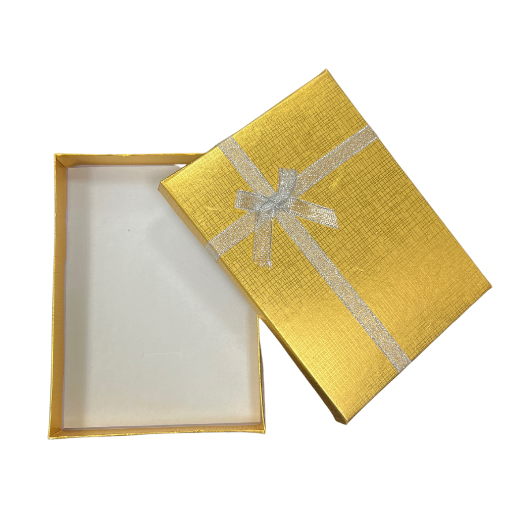 Caja de cartón 12x16cm para juego de collar x12 unidades (89A-8)