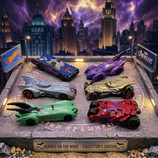 Carro metálico Batman x6 (889-40)
