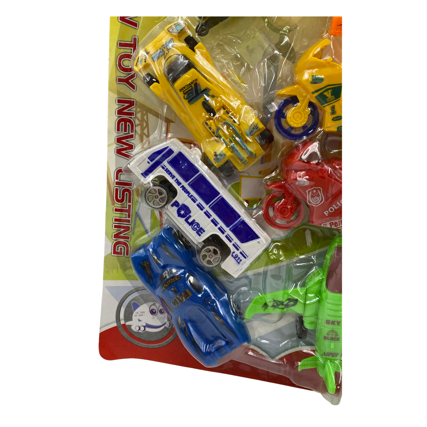 Plancha de autos y aviones x12 (77B-6)