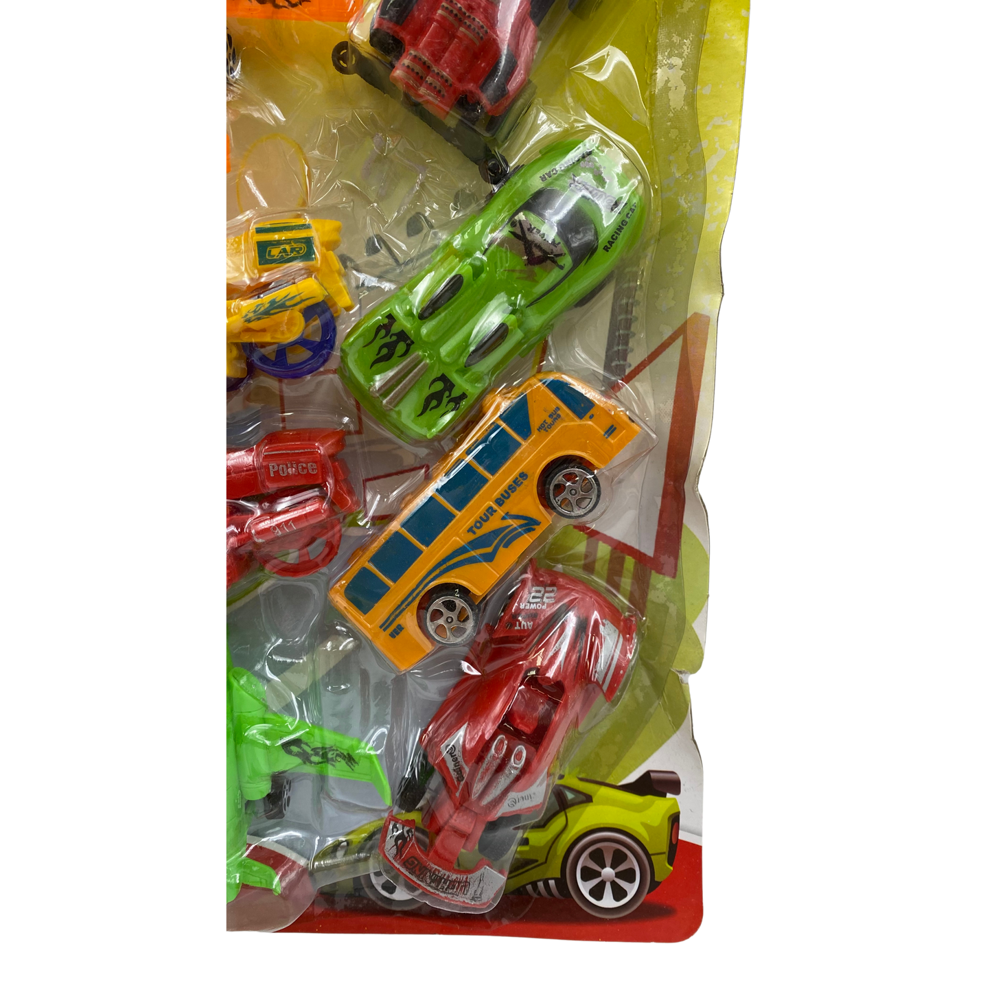 Plancha de autos y aviones x12 (77B-6)