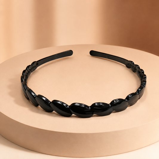 Diademas negras económicas paquete x12 (105-24)