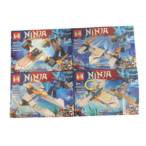 Bloques armables Ninja 8en1 x16 (888F-36)
