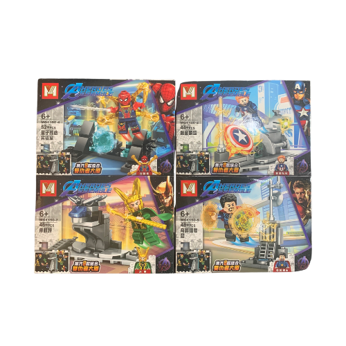 Bloques armables Heroes Assemble 8en1 x16 (888C-50)