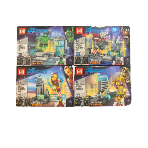 Bloques armables Heroes Assemble 8en1 x16 (888C-50)