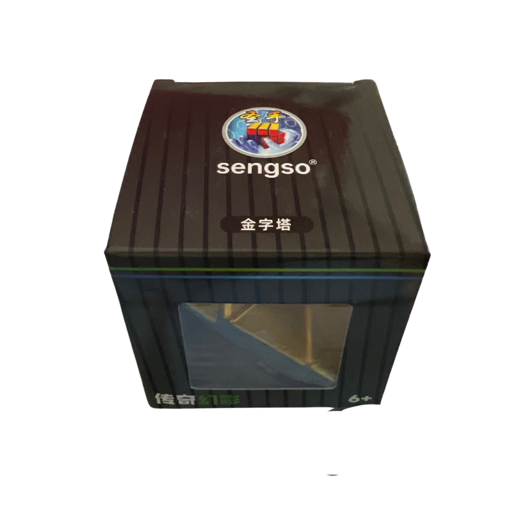 Cubo piramide sengso metalizado brillante (71G-82)