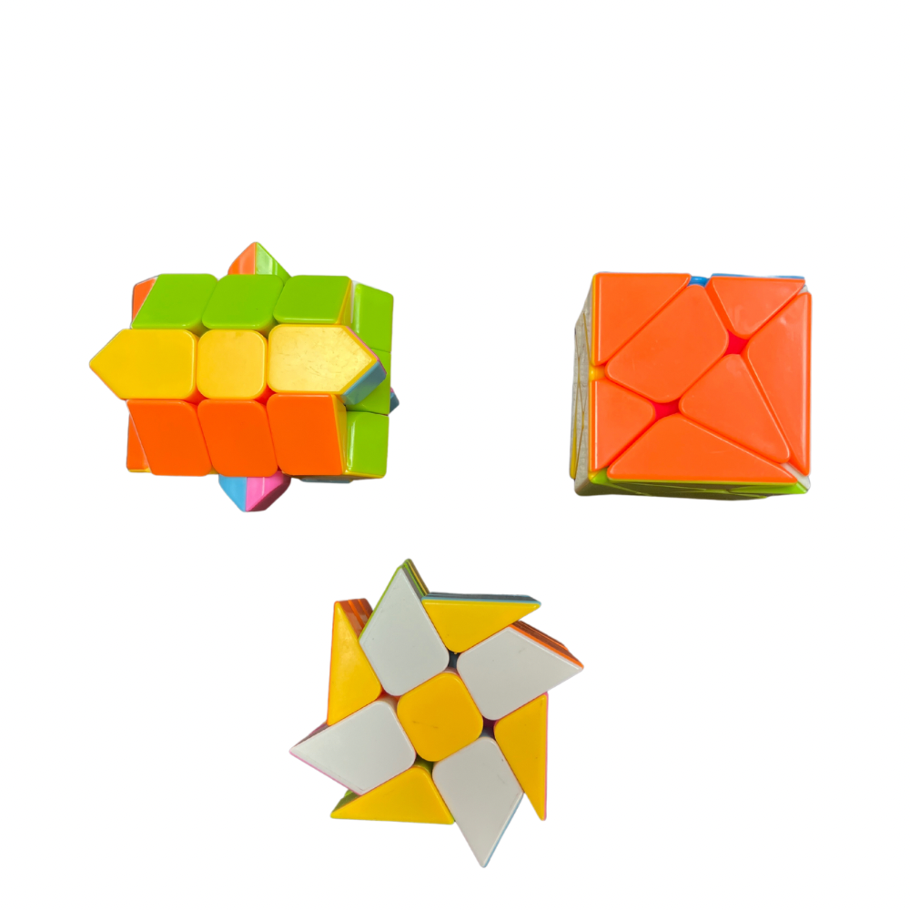 Caja de cubo Rubik set x 3diferentes unidades (87-22)