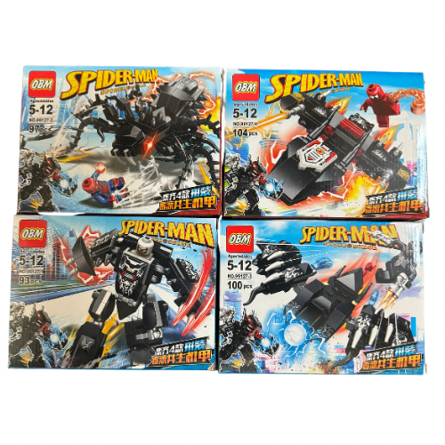 Bloques armables Spider hero Cja x8 (889-9)