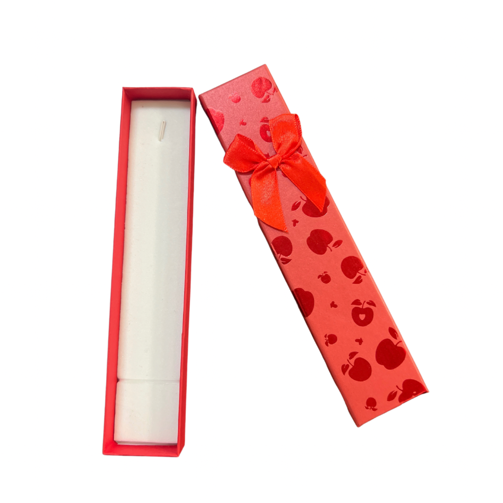 Caja cartón para reloj y pulsera x12unid. 4x21cm 6 colores(80F-47)