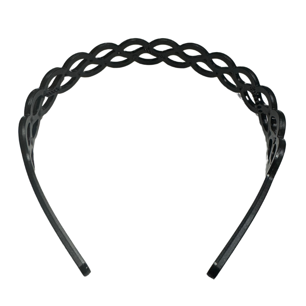 Diademas negras económicas paquete x12 (105-5)