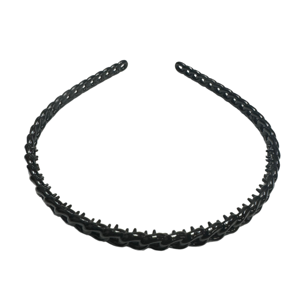 Diademas negras económicas paquete x12 (105-21)