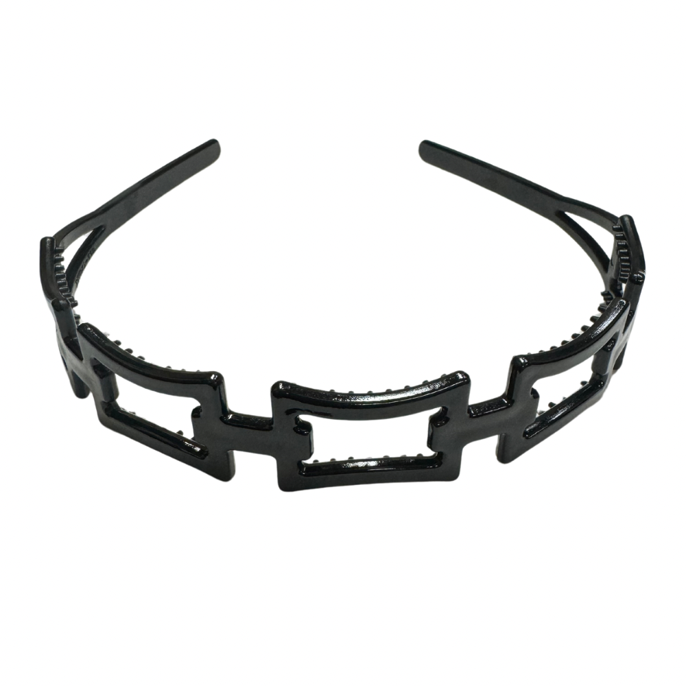 Diademas negras económicas paquete x12 (105-6)