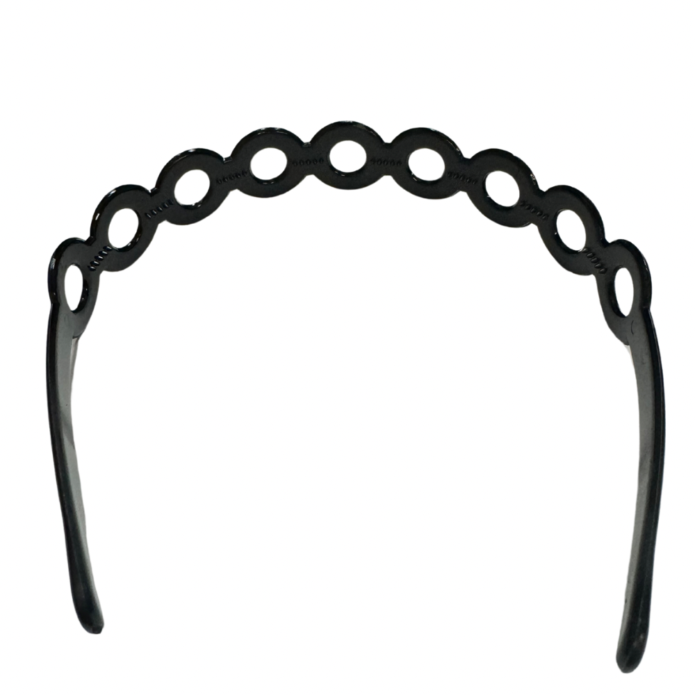 Diademas negras económicas paquete x12 (105-3)