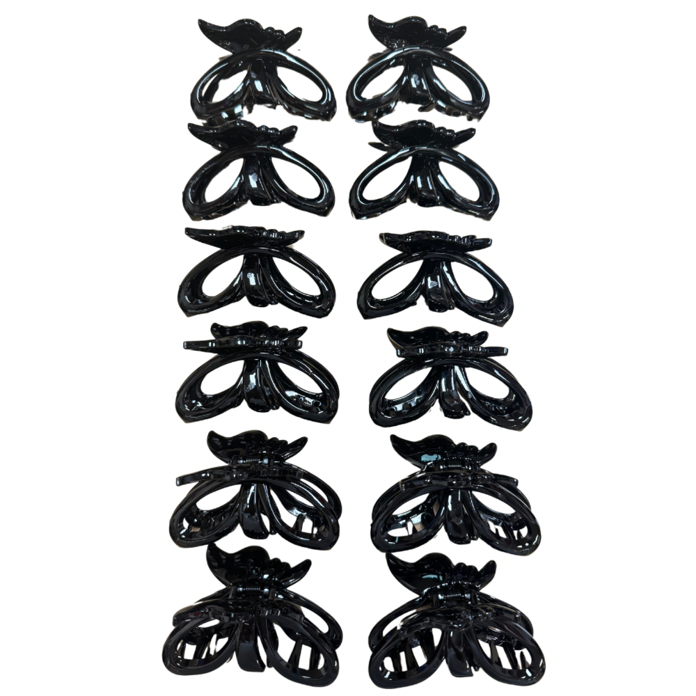 Pinchos negro grande x 12 unidades (4F-14)