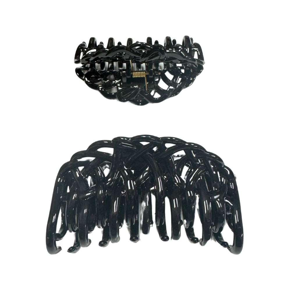 Pinchos negro engomado grande x 12 unidades (4F-79)