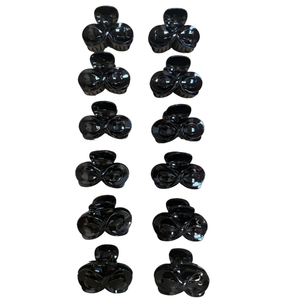 Pinchos negro grande x 12 unidades (4F-38)