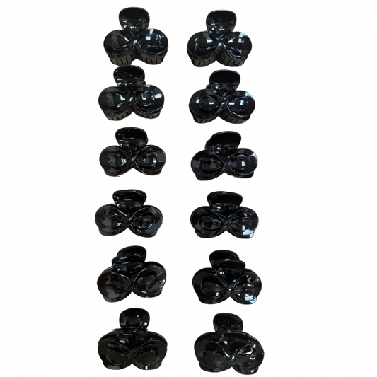Pinchos negro grande x 12 unidades (4F-38)