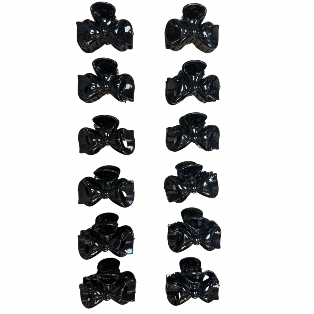 Pinchos negro pequeño x 12 unidades (4F-74)