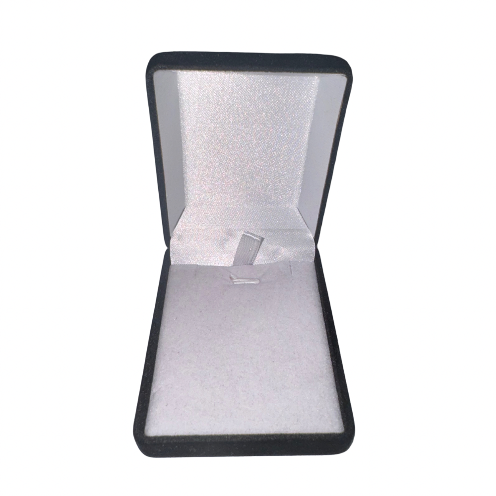 Cajita de terciopelo para juego de cadena por docena (80C-39-40-41)