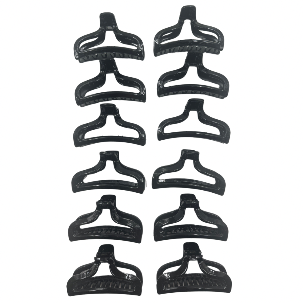 Pinchos negro grande x 12 unidades (4F-36)