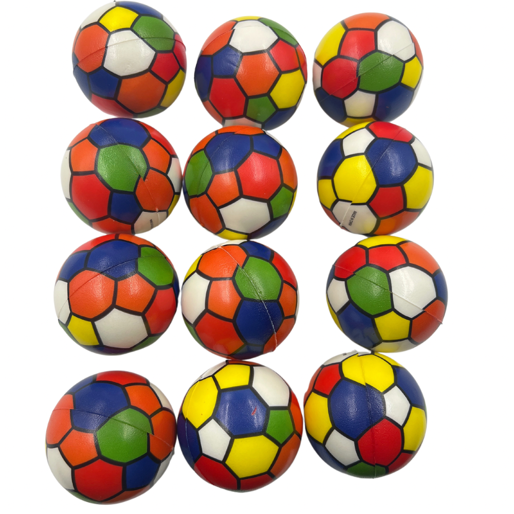 Hxezoc Mini Pelotas Antiestrés De Fútbol Paquete De 20 Juguetes De Espuma Para Apretar Hxezoc Mini Pelotas Antiestrés De Fútbol Paquete De 20 Juguetes De Espuma Para Apretar