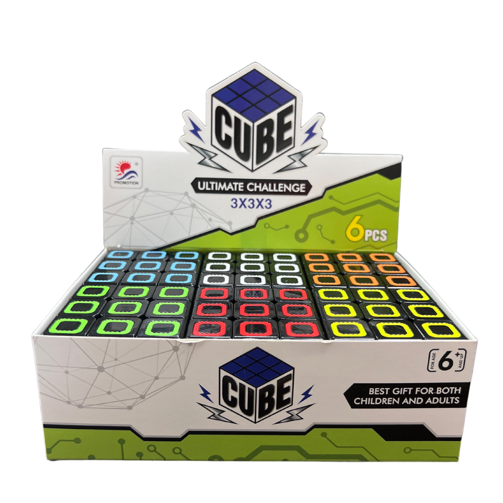 Caja de cubos x 6 unidades 3x3 Cube (71G-39)