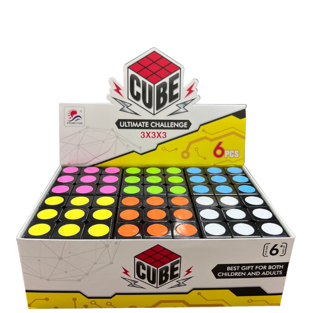 Caja de cubos x 6 unidades 3x3 Cube (71G-46)
