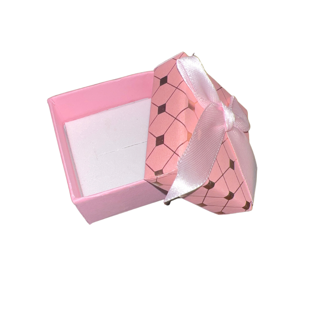 Cajas de cartón 5x5cm para anillo x24 unidades(80F-36)