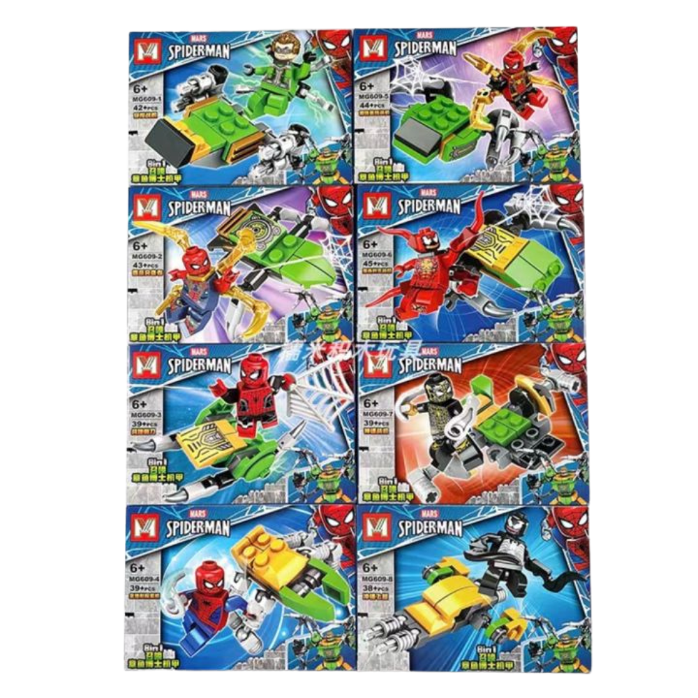 Bloques armables Spider-Man 8en1 x16 (889-5)