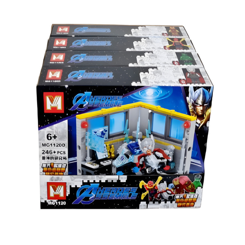 Bloques armables Heroes ssemble 4 modelos (889-92)