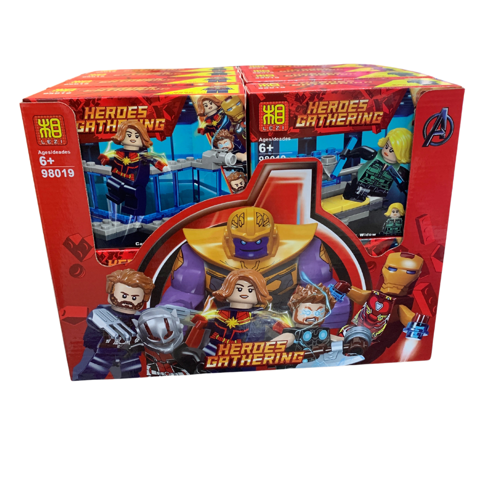 Bloques armables Heroes Gathering 8en1 x16 (L888-49)