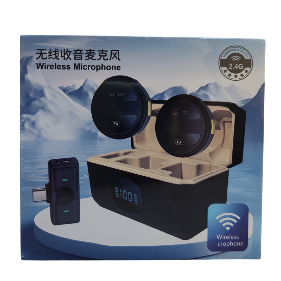 Micrófono inalámbrico Wireless Microphone Tipo/C (ME-08)