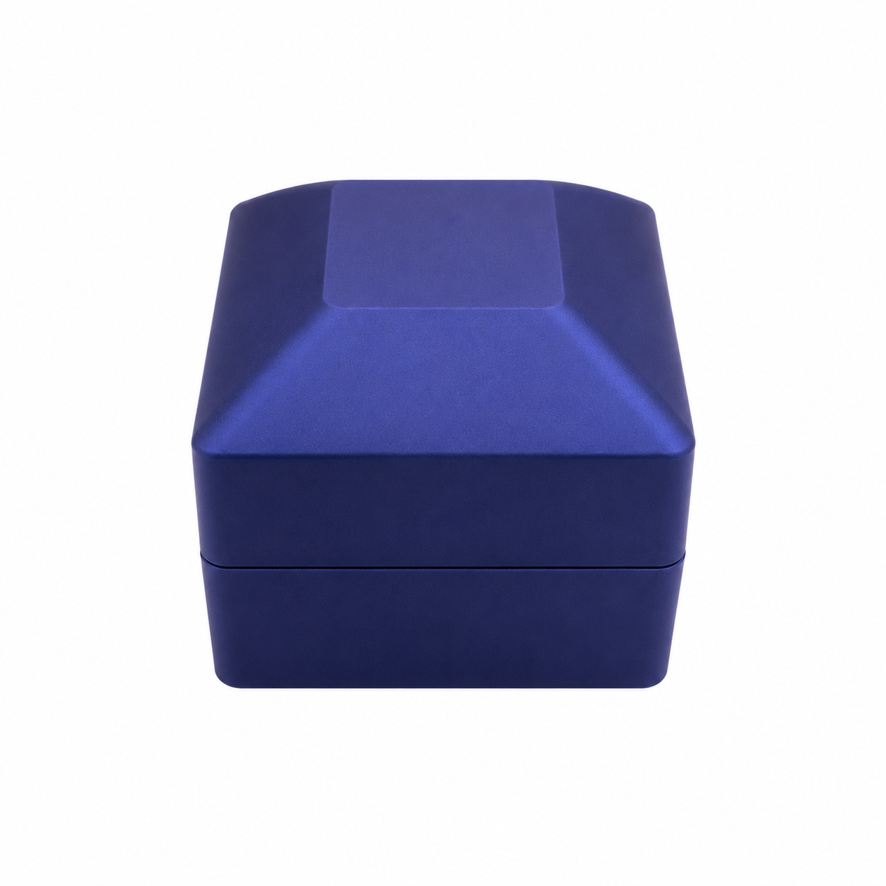 Caja para 1 anillo c/luz led color Azul mate x12u. (81F-2)