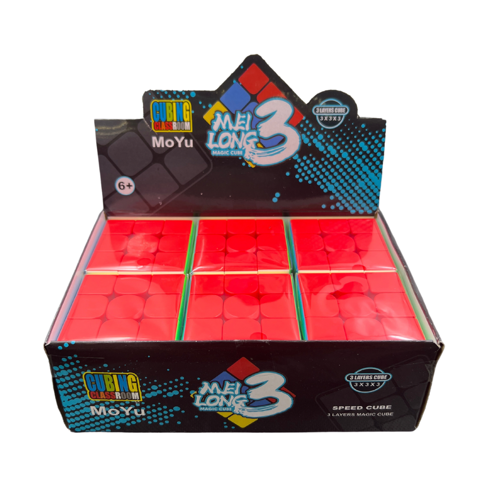 Caja de cubo de 6 unidades 3x3 MoYu (71G-6)