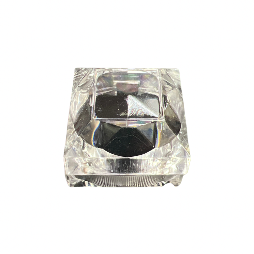 Cajita acrílica para anillo caja x12(80C-80C-113-114-115)