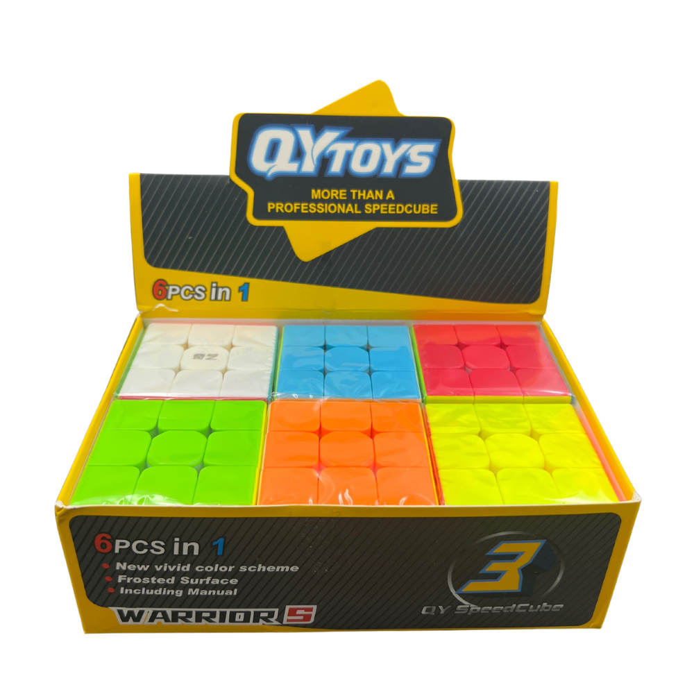 Caja de 6 unidades cubo 3x3 Quiyi (71G-9)