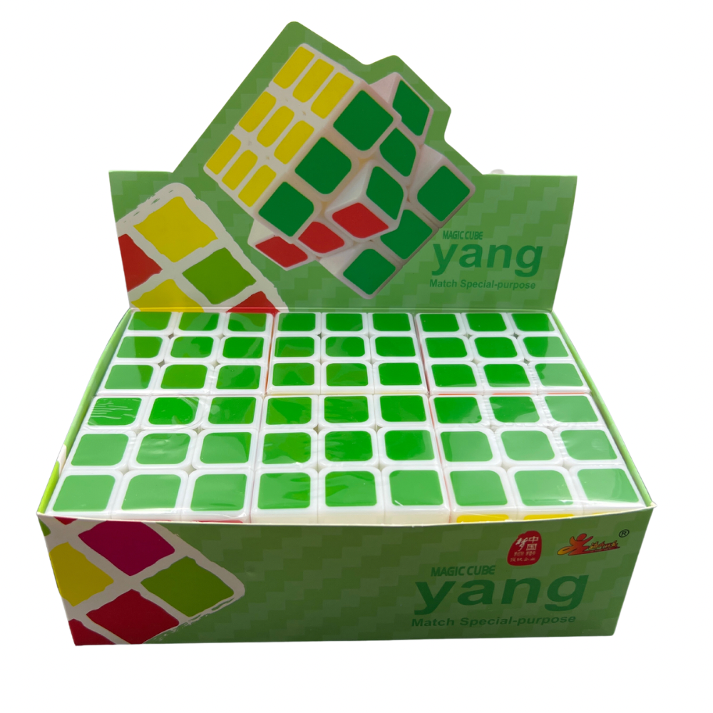 Caja de 6 unidades cubo 3x3 yang (71C-34)