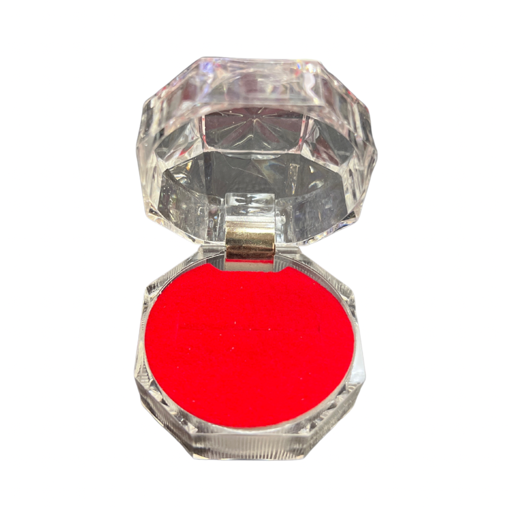 Cajita acrilica para anillo caja x12 (80C-233-234)