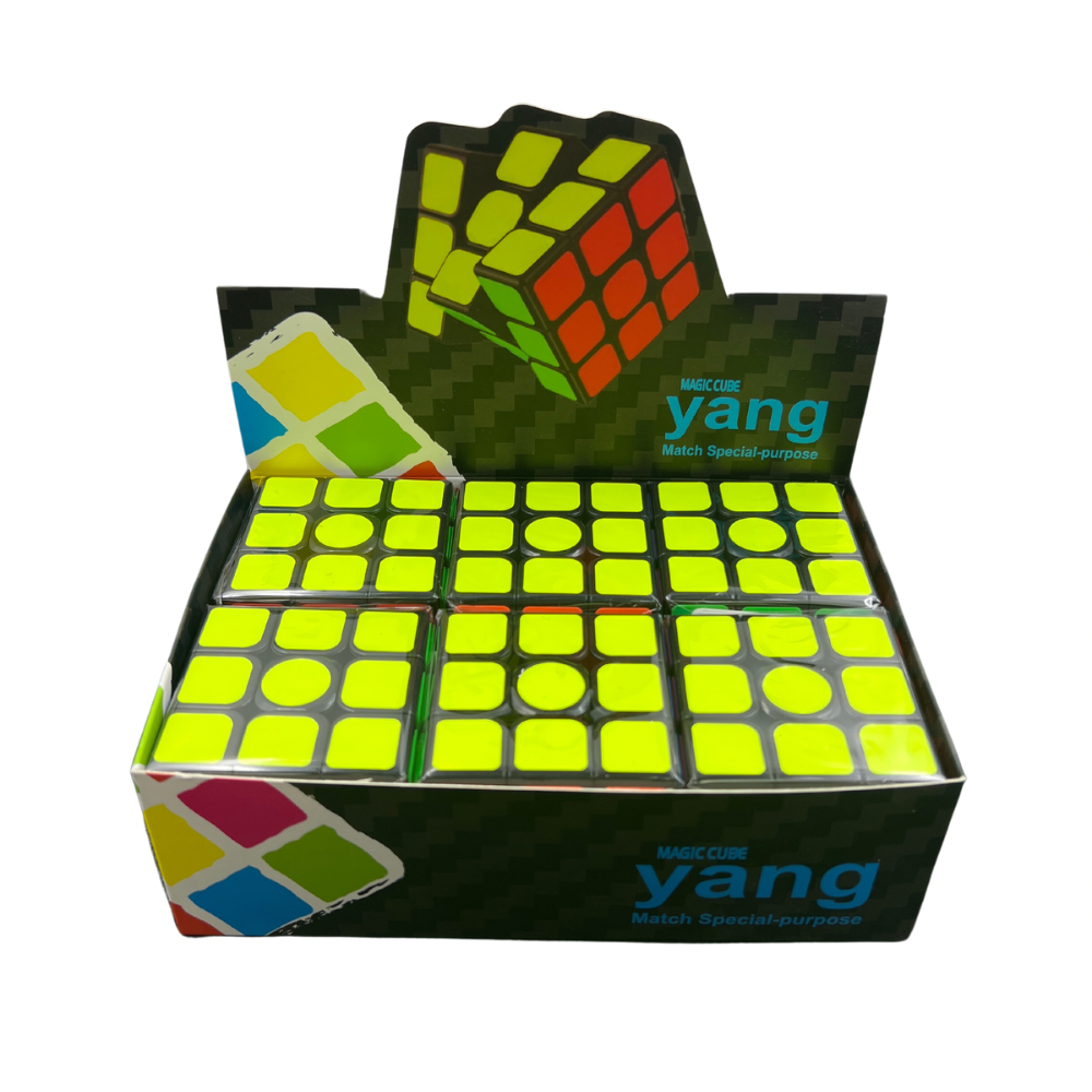 Caja de 6 unidades cubo 3x3 Yang (71G-8)