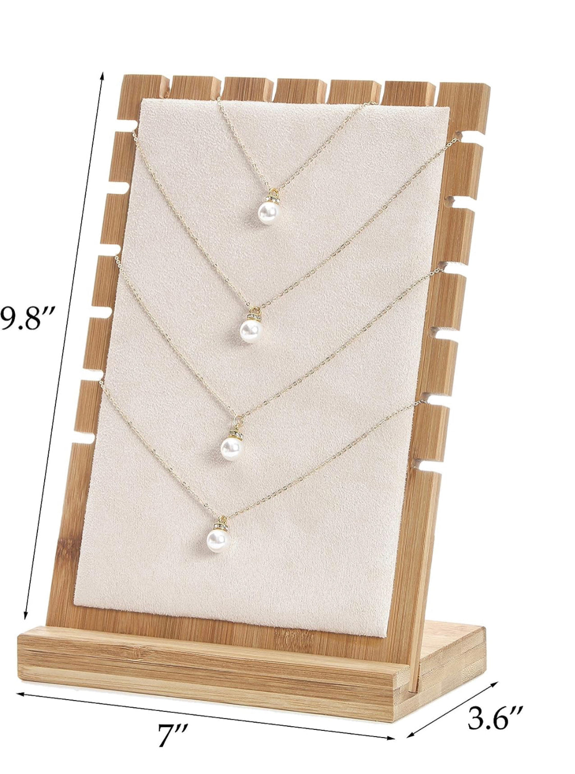 Exhibidor de collares de madera (80D-21)