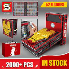 Bloques armables libro super Heroes (888E-3)