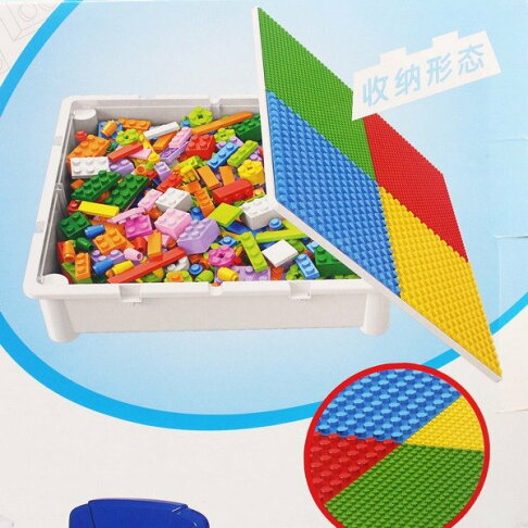 Mesa infantil de bloques armables (888E-10)