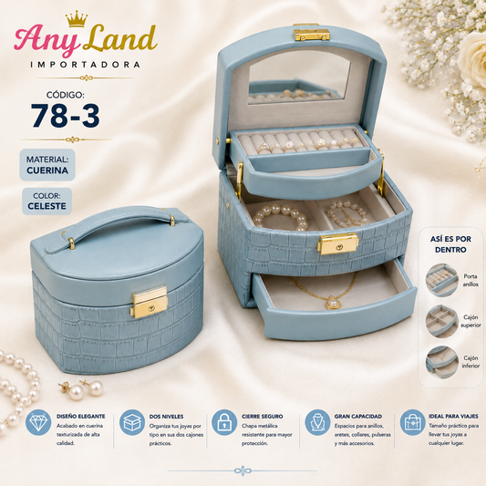 Caja organizadora para joyas mediano (78-3)