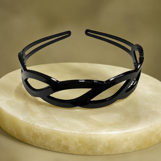 Diademas negras económicas paquete x12 (105-7)